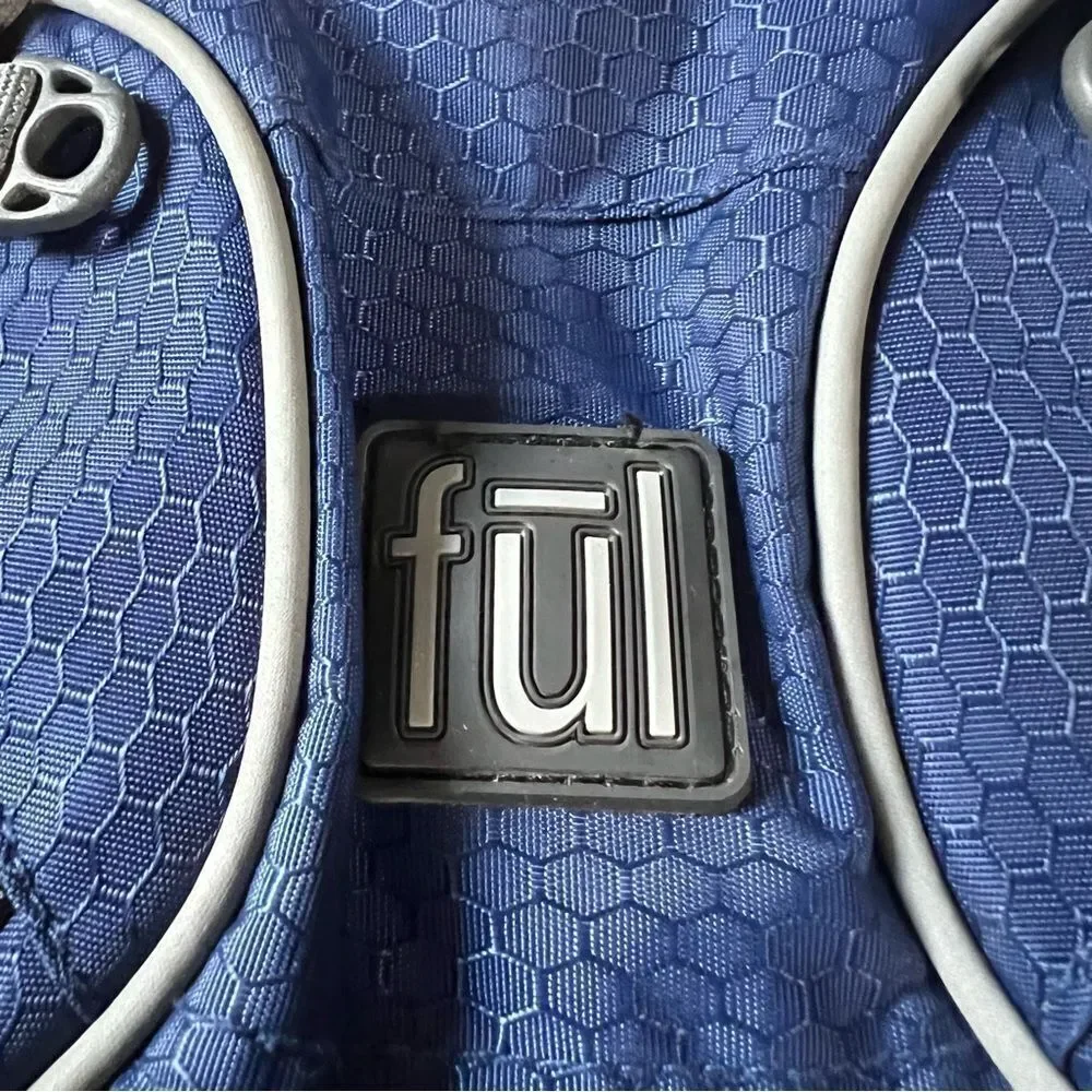 FŪL Day BACKPACK Padded Waterproof Cooler Compartment Multi Pockets Blue